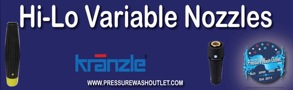 PRESSURE WASH HI-LO VARIABLE NOZZLES